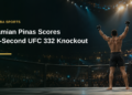 Damian Pinas Scores 75-Second UFC 332 Knockout