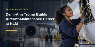 Aruba-Born Demi-Ann Tromp Builds Aircraft-Maintenance Career at KLM
