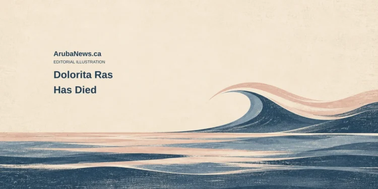 Dolorita Ras Has Died Conceptual editorial illustration of a quiet abstract seascape; not an actual location, funeral scene or documentary photograph.