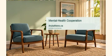 Dowers Visits Respaldo to Discuss Mental-Health Cooperation Conceptual editorial illustration of an empty consultation room and plant; not a photograph of Respaldo or its patients.