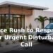 Police Rush to Respaldo After Urgent Disturbance Call