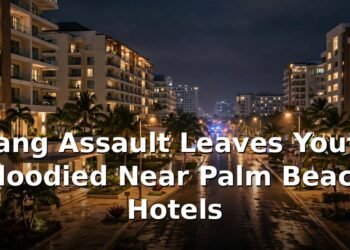 Gang Assault Leaves Youth Bloodied Near Palm Beach Hotels