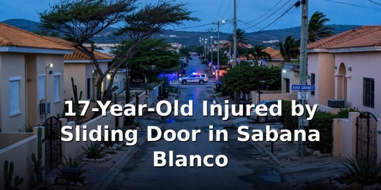 17-Year-Old Injured by Sliding Door in Sabana Blanco