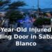 17-Year-Old Injured by Sliding Door in Sabana Blanco