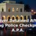 Driver Detained After Evading Checkpoint at A.P.A.