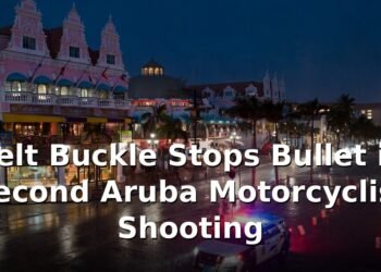 Belt Buckle Stops Bullet in Second Aruba Motorcyclist Shooting