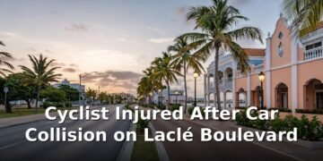 Cyclist Injured After Car Collision on Laclé Boulevard