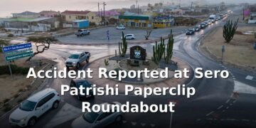 Accident Reported at Sero Patrishi Paperclip Roundabout