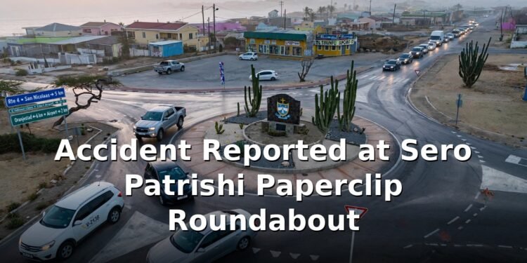 Accident Reported at Sero Patrishi Paperclip Roundabout