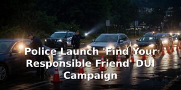 Police Launch 'Find Your Responsible Friend' DUI Campaign Police Launch 'Find Your Responsible Friend' DUI Campaign