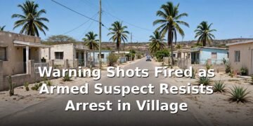 Warning Shots Fired as Armed Suspect Resists Arrest in Village