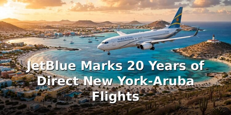 JetBlue Marks 20 Years of Direct New York-Aruba Flights