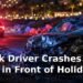 Drunk Driver Crashes Onto Rocks in Front of Holiday Inn