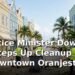 Justice Minister Dowers Steps Up Cleanup in Downtown Oranjestad Justice Minister Dowers Steps Up Cleanup in Downtown Oranjestad