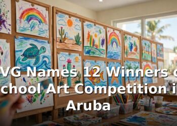 DVG Names 12 Winners of School Art Competition in Aruba