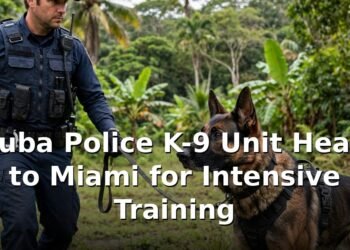Aruba Police K-9 Unit Heads to Miami for Intensive Training