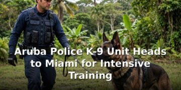 Aruba Police K-9 Unit Heads to Miami for Intensive Training