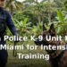 Aruba Police K-9 Unit Heads to Miami for Intensive Training