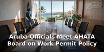 Aruba Officials Meet AHATA Board on Work Permit Policy