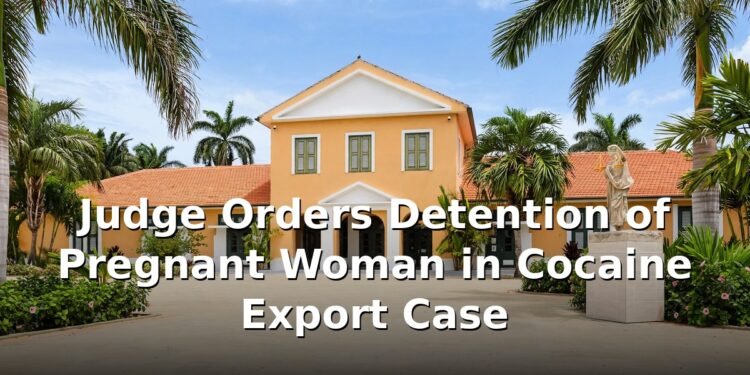 Judge Orders Detention of Pregnant Woman in Cocaine Export Case