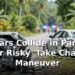 Two Cars Collide in Paradera After Risky 'Take Chance' Maneuver