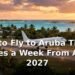 TUI to Fly to Aruba Three Times a Week From April 2027