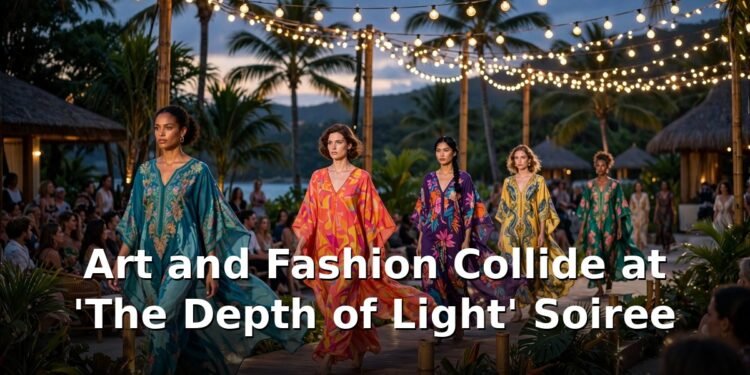 Art and Fashion Collide at 'The Depth of Light' Soiree