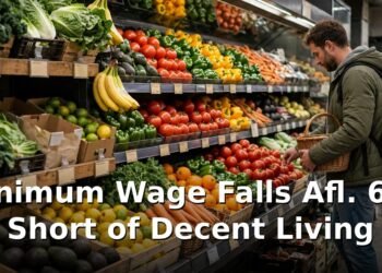 Minimum Wage Falls Afl. 690 Short of Decent Living