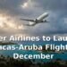 Laser Airlines to Launch Caracas-Aruba Flights in December