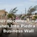Driver Becomes Unwell, Crashes Into Piedra Plat Business Wall Driver Becomes Unwell, Crashes Into Piedra Plat Business Wall