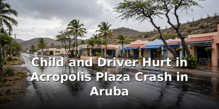 Child and Driver Hurt in Acropolis Plaza Crash in Aruba Child and Driver Hurt in Acropolis Plaza Crash in Aruba