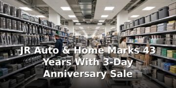 JR Auto & Home Marks 43 Years With 3-Day Anniversary Sale JR Auto & Home Marks 43 Years With 3-Day Anniversary Sale