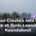 Woman Crashes Into Light Pole at Tanki Leendert Roundabout Woman Crashes Into Light Pole at Tanki Leendert Roundabout