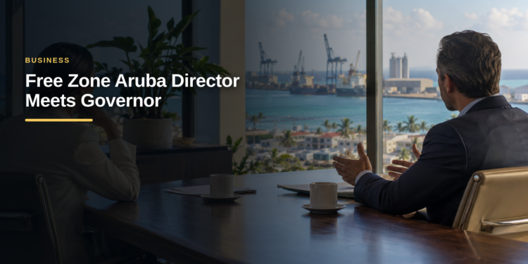 Free Zone Aruba Director Meets Governor