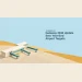 Conceptual architectural-paper illustration of a generic terminal block and three teal boarding bridges, with the Gateway 2030 headline and ArubaNews.ca branding; not the actual airport or a completed-project depiction.