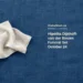 Hipolita Dijkhoff-van der Biezen Funeral Set October 24 Conceptual editorial illustration of plain folded linen on a simple surface; not actual personal belongings, a funeral venue or ceremony.
