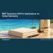 MEP Questions HOFA’s Implications for Aruba Autonomy Conceptual editorial illustration: Restrained editorial still life of blank legislative papers and a balanced scale against subtle Caribbean blue horizon, side-lit composition, no official seal or readable text