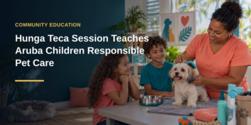 Hunga Teca Session Teaches Aruba Children Responsible Pet Care