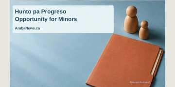 Conceptual editorial illustration of wooden parent-and-child figures and a blank application folder; not a photograph of a family or an official permit.