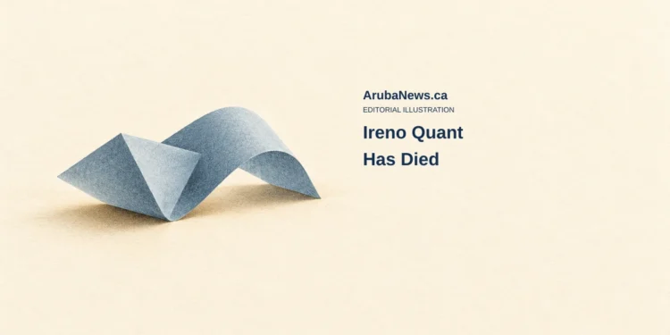 Ireno Quant Has Died Neutral conceptual editorial artwork of an abstract folded-paper form; not a portrait, funeral scene, personal belonging or a statement about Ireno Quant’s beliefs or cause of death.