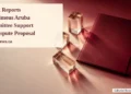 Sneek Reports Unanimous Aruba Committee Support for Dispute Proposal Conceptual illustration of three clear glass blocks beside a blank burgundy folder on ivory, not an actual parliamentary document, with the article headline, ArubaNews.ca branding and editorial-illustration label.