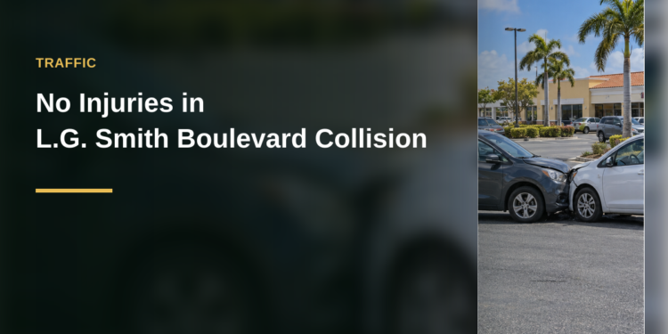 No Injuries in L.G. Smith Boulevard Collision