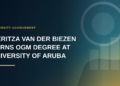 Meritza van der Biezen Earns OGM Degree at University of Aruba