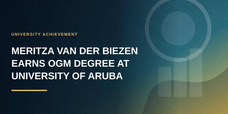 Meritza van der Biezen Earns OGM Degree at University of Aruba