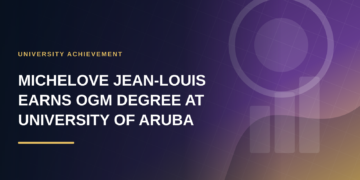 Michelove Jean-Louis Earns OGM Degree at University of Aruba Michelove Jean-Louis Earns OGM Degree at University of Aruba