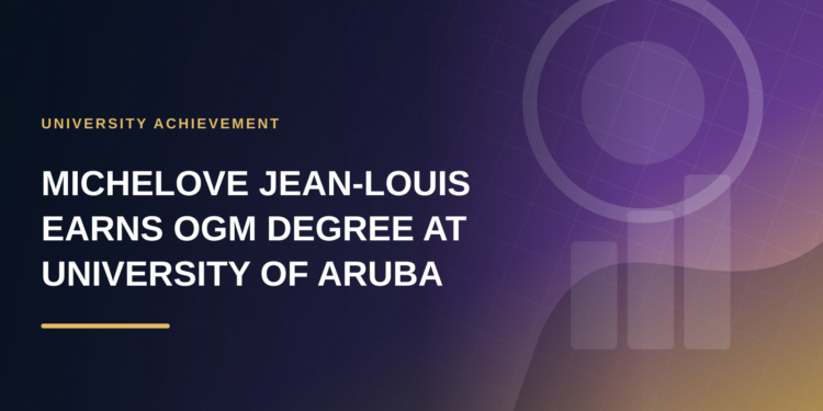 Michelove Jean-Louis Earns OGM Degree at University of Aruba