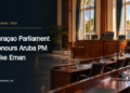 Curaçao Parliament Honours Aruba PM Mike Eman