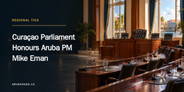 Curaçao Parliament Honours Aruba PM Mike Eman
