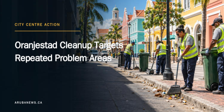 Oranjestad Cleanup Targets Repeated Problem Areas