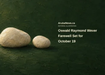 Conceptual editorial illustration of smooth pebbles on a simple dark surface; not actual personal belongings, a funeral venue or ceremony.